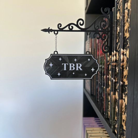 TBR Hanging Shelf Sign