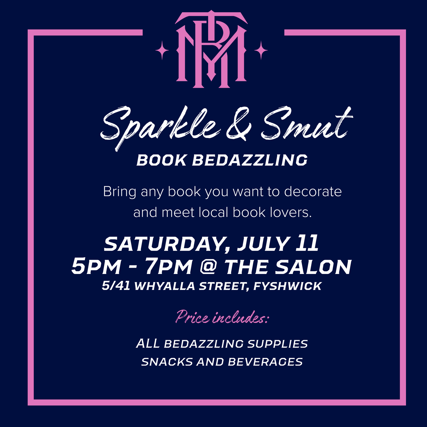Sparkle & Smut Book Bedazzling