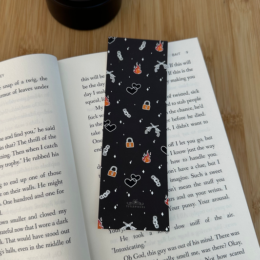 Dark Romance Foil Bookmark