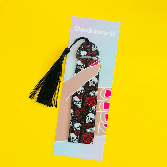 Skull + Roses Cockmark® Bookmark
